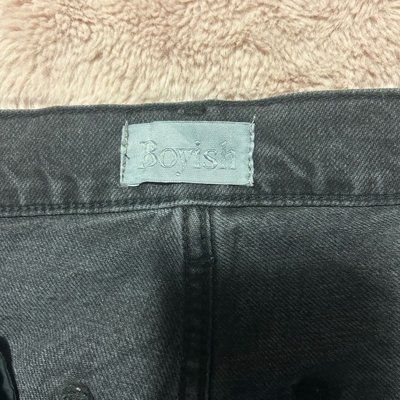 Boyish The Ricky Flare Button Fly High Rise Jeans - Picture 9 of 12